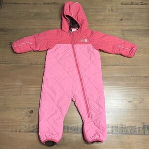 The North Face Pink Snowsuit - 12-18 months
